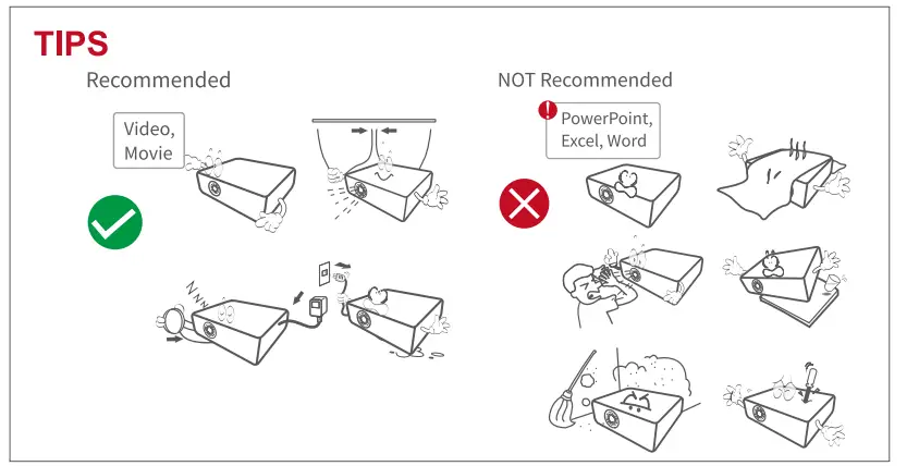 FUDONI Aurora P3 Movie Projector WiFi and Bluetooth 1