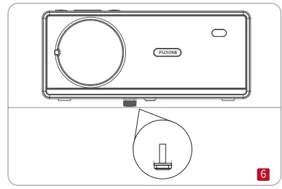 FUDONI Aurora P3 Movie Projector WiFi and Bluetooth 11
