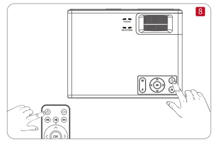 FUDONI Aurora P3 Movie Projector WiFi and Bluetooth 13