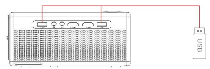FUDONI Aurora P3 Movie Projector WiFi and Bluetooth 14