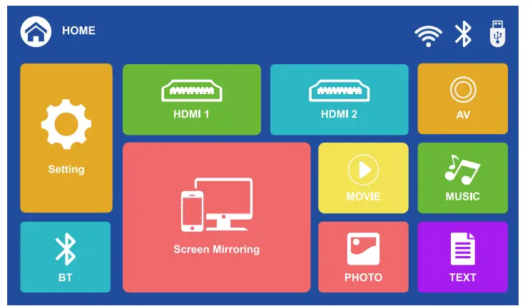 FUDONI Aurora P3 Movie Projector WiFi and Bluetooth 17