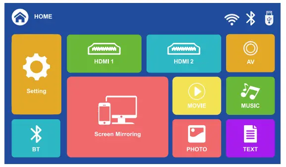 FUDONI Aurora P3 Movie Projector WiFi and Bluetooth 21