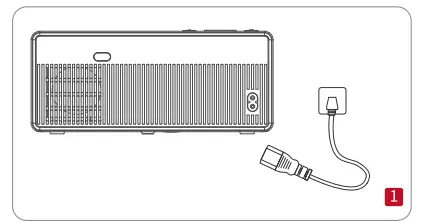 FUDONI Aurora P3 Movie Projector WiFi and Bluetooth 6