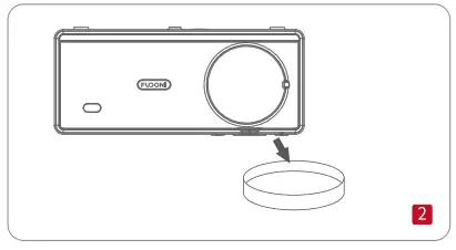 FUDONI Aurora P3 Movie Projector WiFi and Bluetooth 7