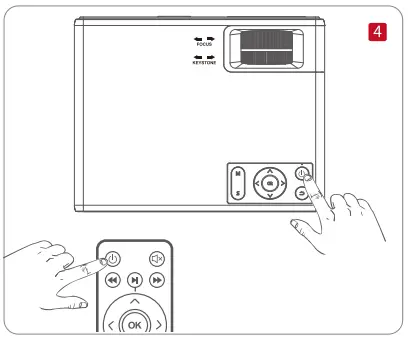 FUDONI Aurora P3 Movie Projector WiFi and Bluetooth 9