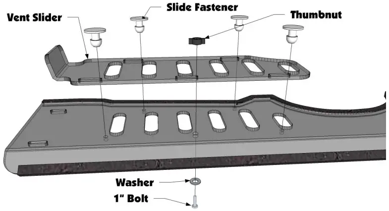 FALCON RIDGE Yamaha Rhino Aero-Vent Windshield-FIG3