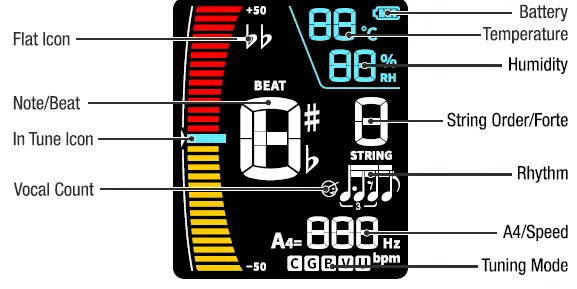 Cherub WMT-565C Metronome Tuner- (2)