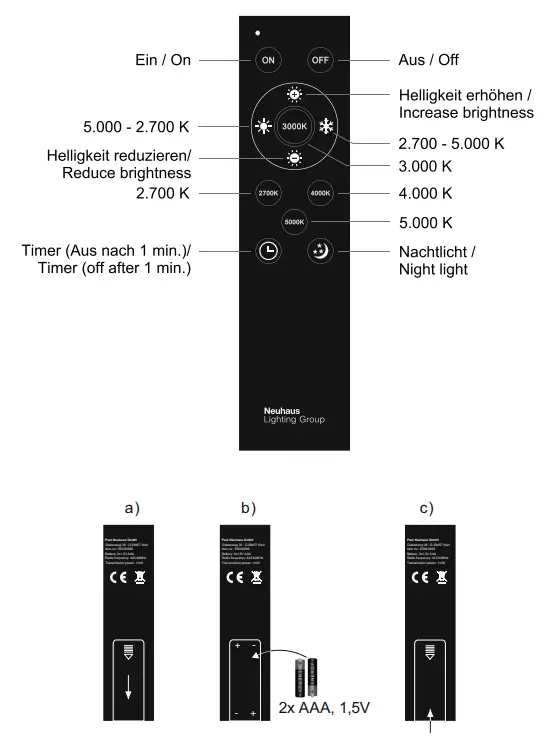 Paul Neuhaus 835793 PURE-LINES LED 3