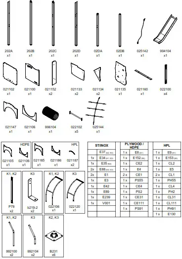vinci play 0202-1 Steel Activity Tower L - Playhouse - 5