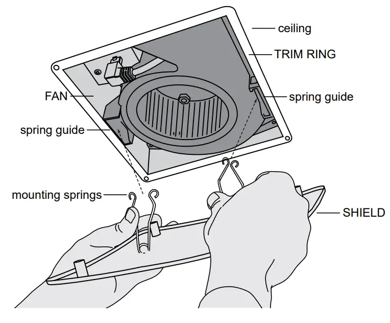 ReVent RVS80 80 CFM Easy Installation Bathroom Exhaust Fan fig 1
