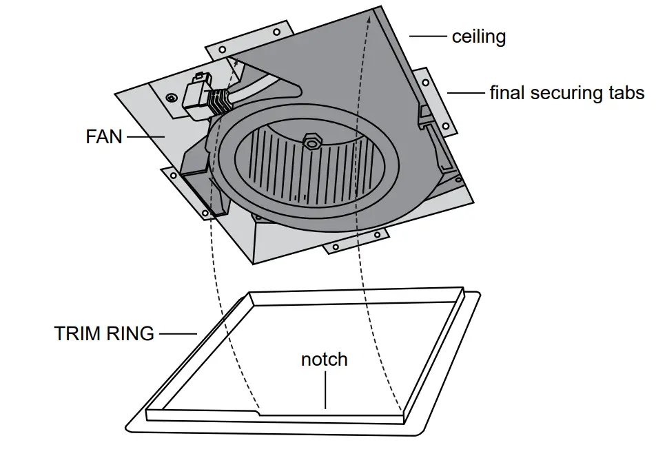 ReVent RVS80 80 CFM Easy Installation Bathroom Exhaust Fan fig 14