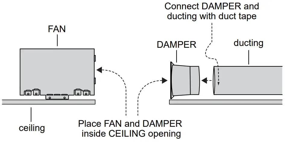 ReVent RVS80 80 CFM Easy Installation Bathroom Exhaust Fan fig 25