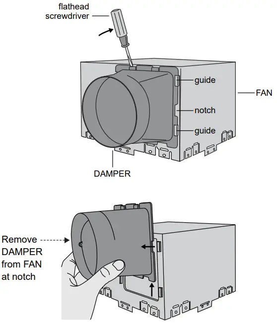 ReVent RVS80 80 CFM Easy Installation Bathroom Exhaust Fan fig 26