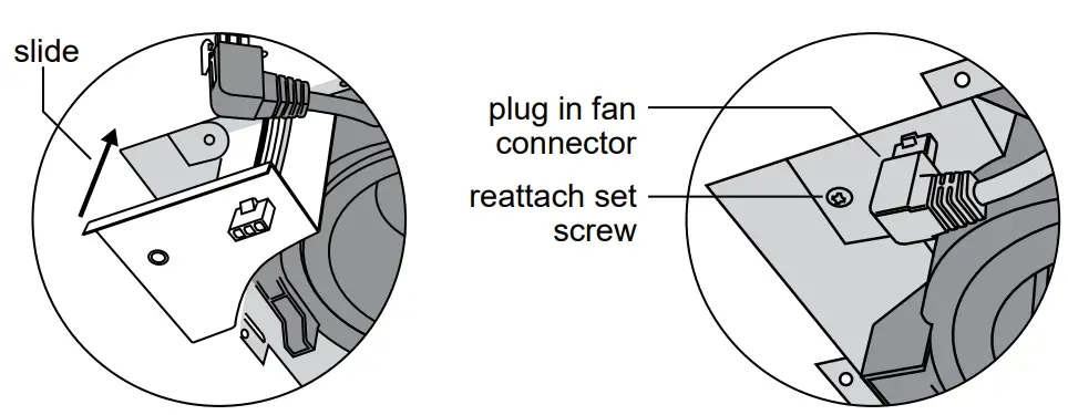 ReVent RVS80 80 CFM Easy Installation Bathroom Exhaust Fan fig 4