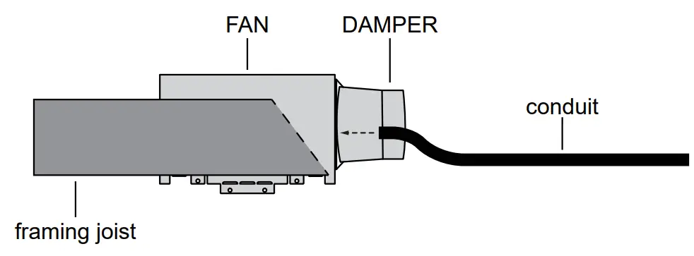 ReVent RVS80 80 CFM Easy Installation Bathroom Exhaust Fan fig 9