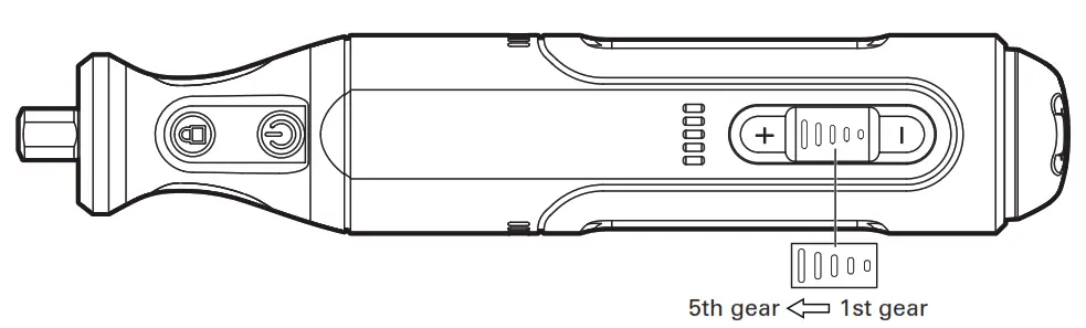 WORK WX106 Rotary Tool Mini Drill Cordless Mini Engraving Grinding Polishing Machine - GEAR DIAGRAM