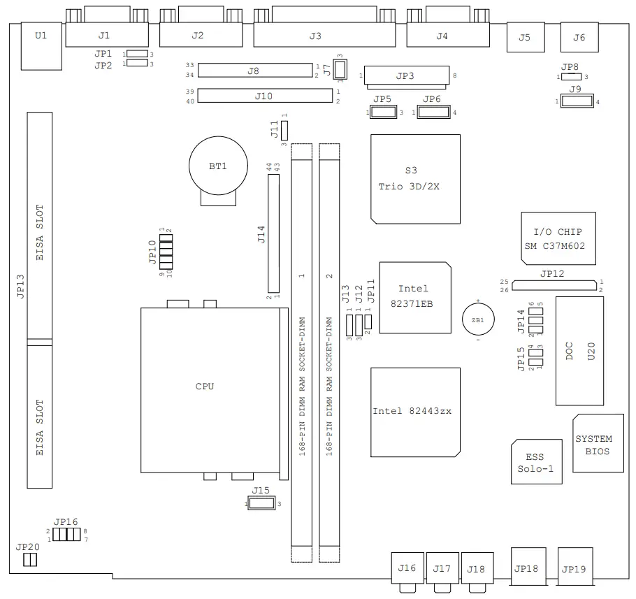 Retro Web B62 Main Board -
