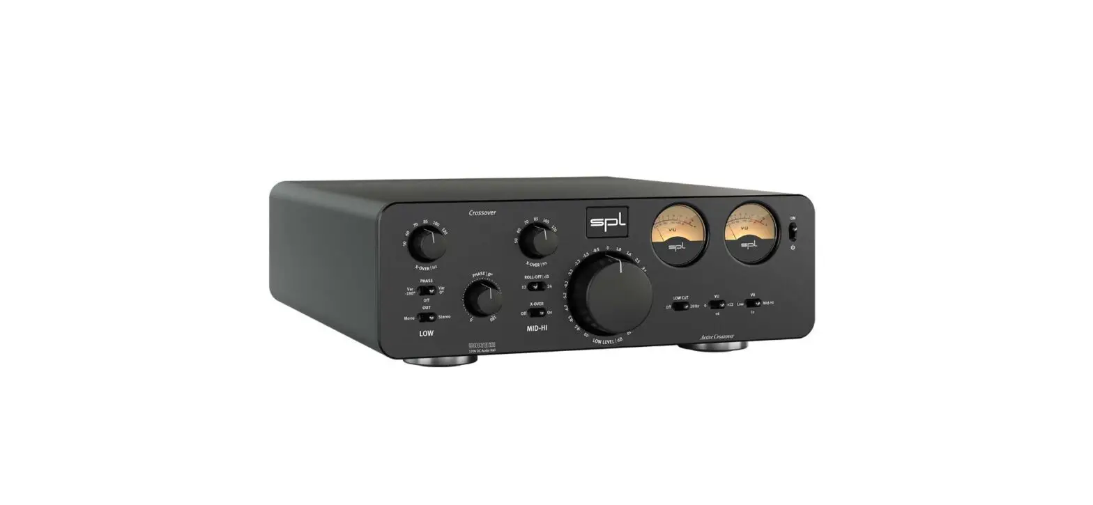Spl Professional Fidelity Active Analog 2 Way Crossover User Manual