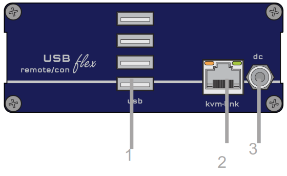 kvm-tec KT6031L USBflex Single Copper KVM Extender - Fig1