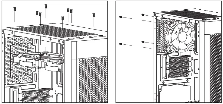 AeroCool HexForm Mini Tower Case - How to Install Guide 9