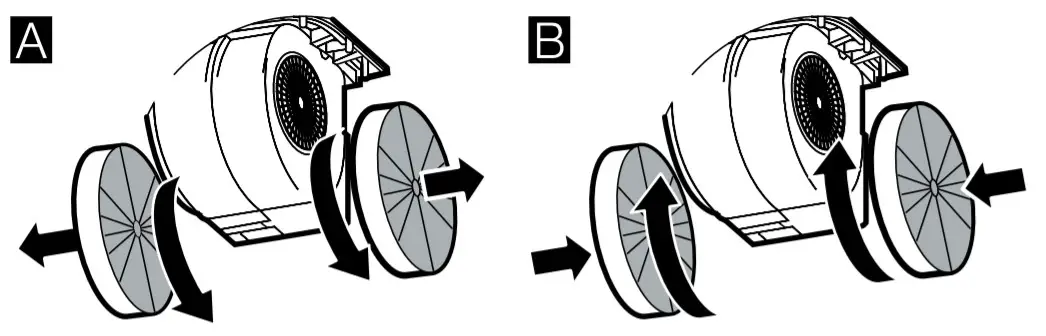 BOSCH DWK Series Extractor Hood - Changing