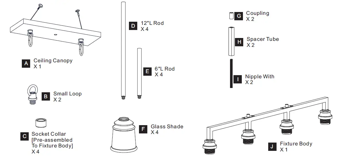 QUOIZEL-MCI433MBK-McIntire-4-Light-34-Inch-Matte-Black-Island-Light-Ceiling-Light-FIG-2
