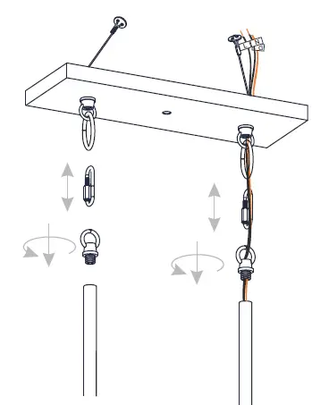 QUOIZEL-MCI433MBK-McIntire-4-Light-34-Inch-Matte-Black-Island-Light-Ceiling-Light-FIG-6