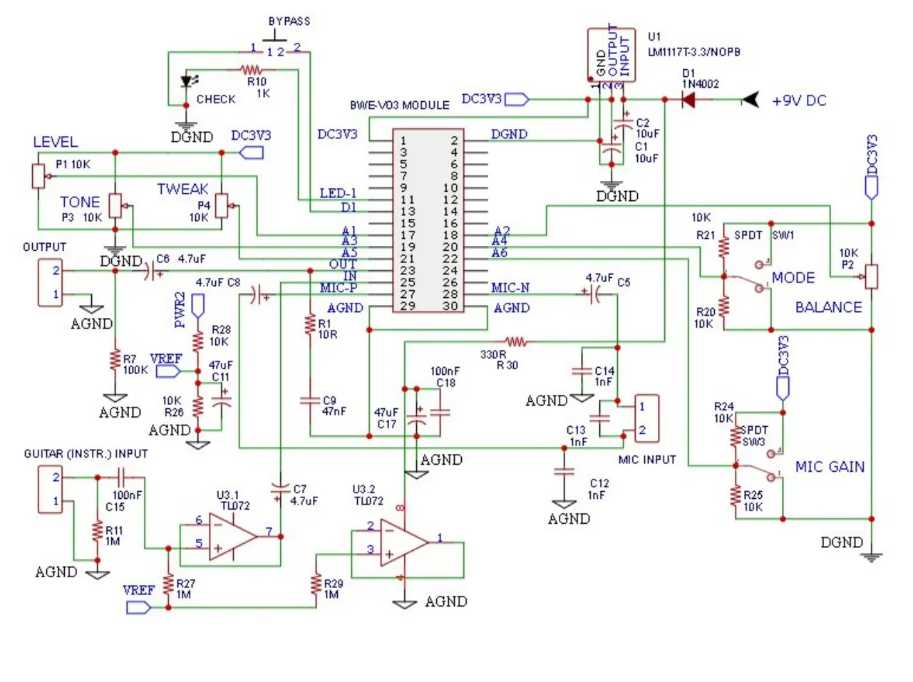 BLISSWAVE AUDIO ENGINE BWE-VO3 Vocoder Module - figure 3