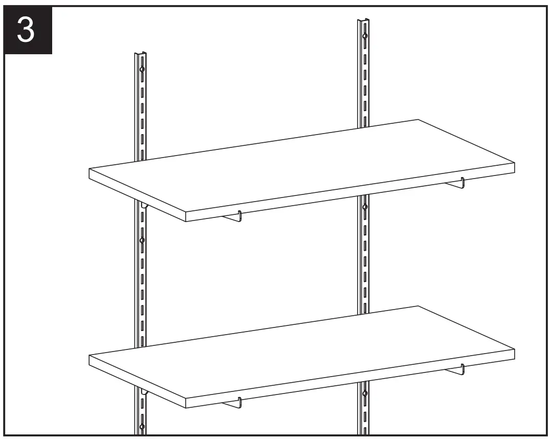 How to install single track uprights and brackets