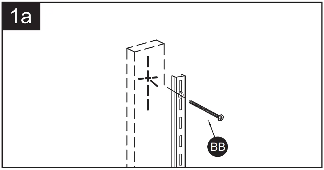 How to install single track uprights and brackets