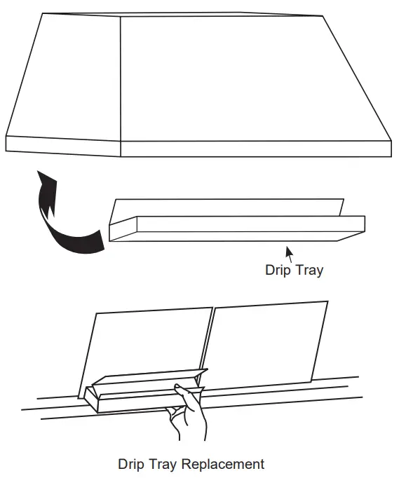 MONOGRAM Stainless Steel Professional Vent Hoods - Drip Tray Replacement