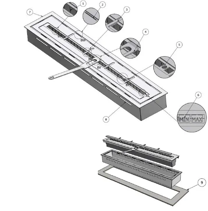BIOPASJA Artflame 600 Bio-Ethanol Brander-4