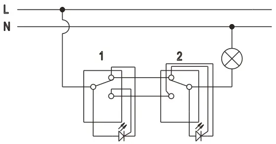Panasonic Pacific Two-way Illum. Switch & 2P+E Socket with Shutter - fig 5