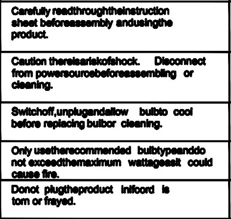 MAXIM LIGHTING 21837 Warren 12-Light Pendant Instruction Manual - Lamp Care Instructions