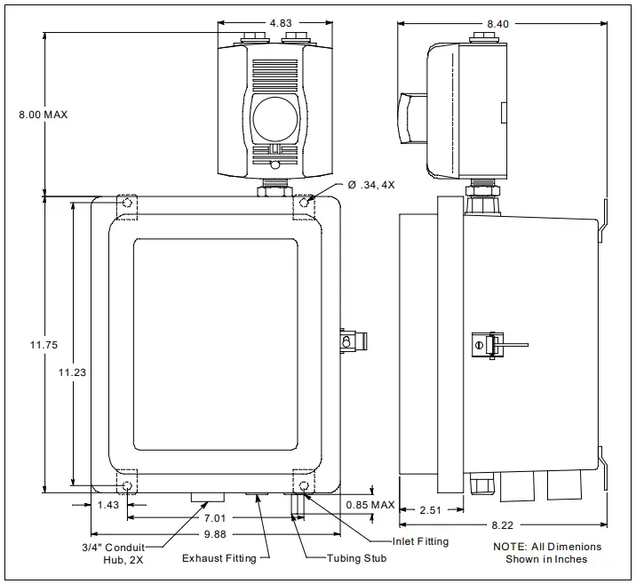 Outline & Mounting Dimensions 
