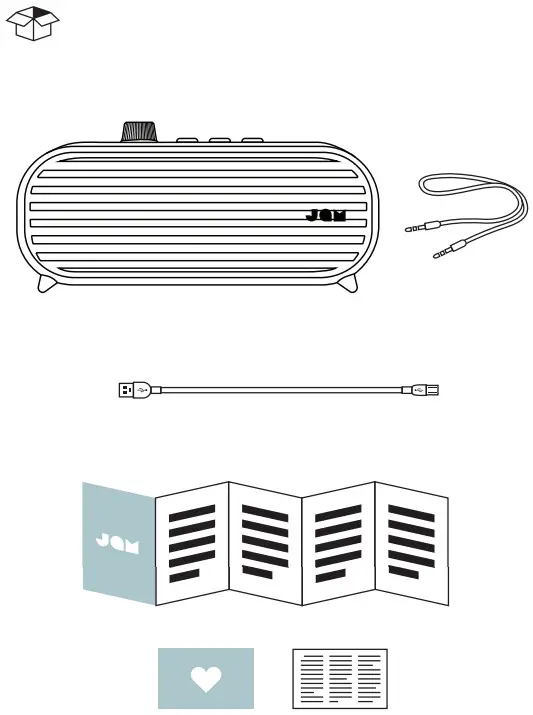 JAM RETRO HX-P425 Classic + Wireless Speaker - 1