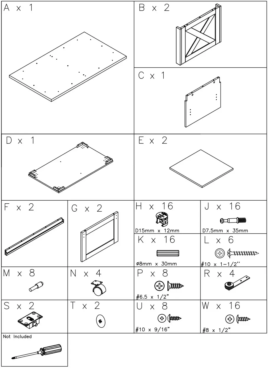 ASHLEY T2871 Dorrinson Coffee Table - FIGURE 1