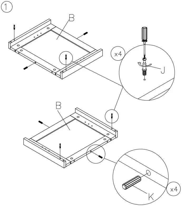 ASHLEY T2871 Dorrinson Coffee Table - FIGURE 2