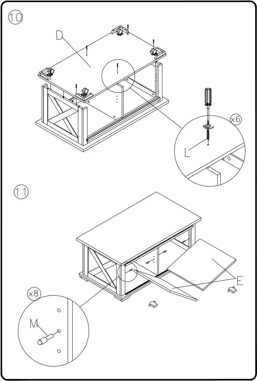 ASHLEY T2871 Dorrinson Coffee Table - FIGURE 7