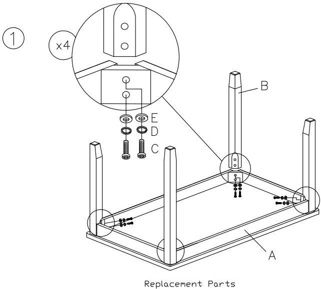 ASHLEY D328-25 Lacey Dining Table-fig3