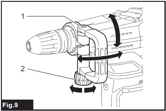 makita-DHR400ZKU-Cordless-Rotary-Hammer-fig-9