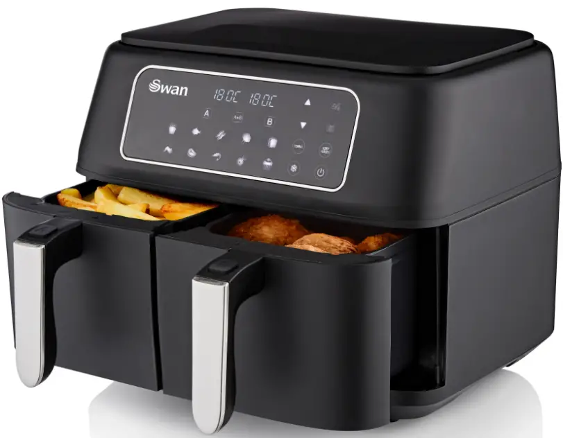 Swan SD10410N Dual Basket Air Fryer