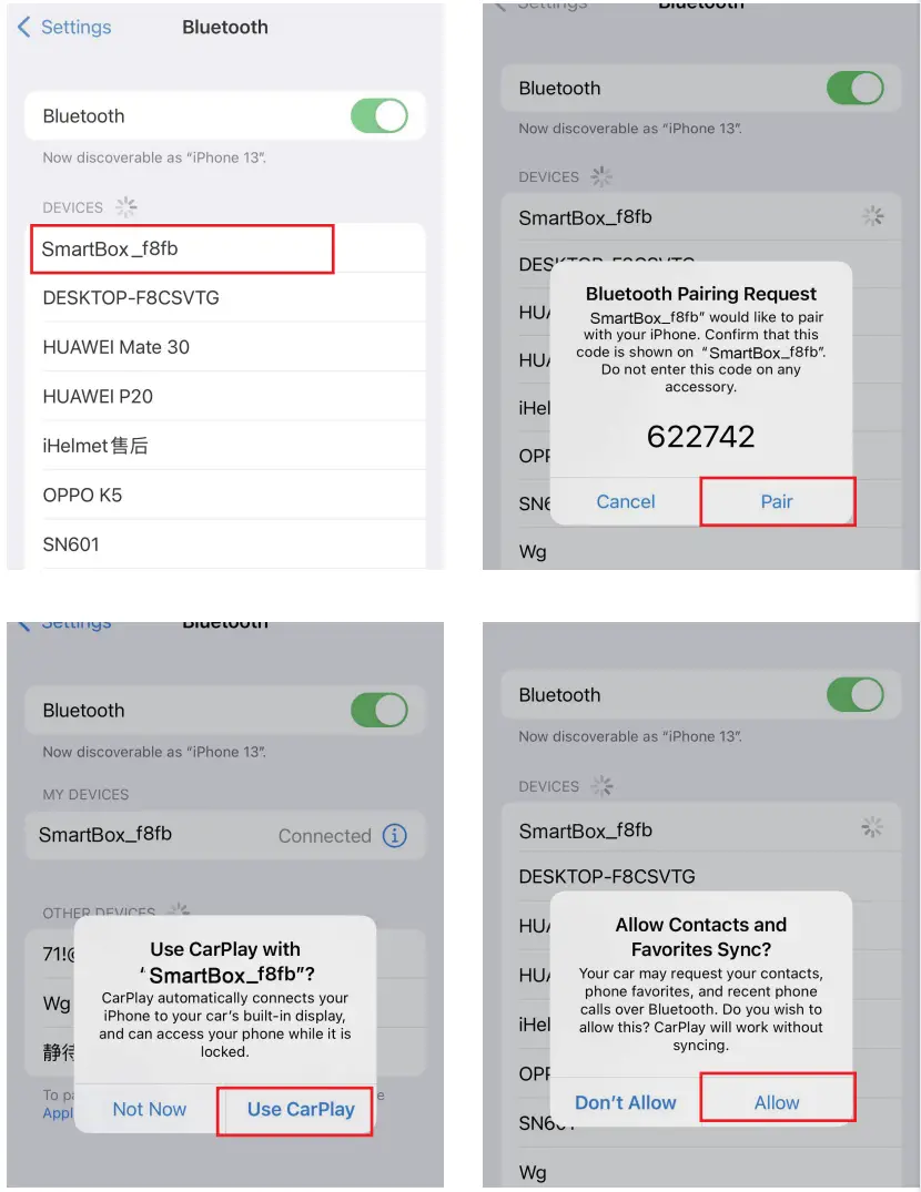 Eleacc B0B4K1FNTC Wireless Carplay Adapter - fig 1