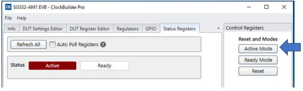SKYWORKS Si5332-6A-EVB Evaluation - update Status1