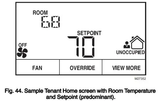 Honeywell-TR70-Zio-Plus-LCD-Wall-Modules-User-FIG 51