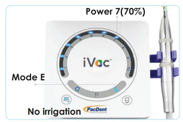Concomitant irrigation with syringe and cannula