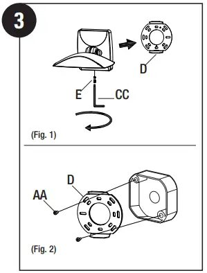 HALO IL51880222 LED Slim Flood and Wall Light - Mount plate and Cover (included) 3
