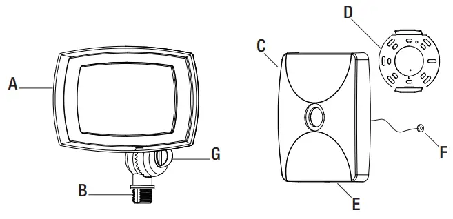 HALO IL51880222 LED Slim Flood and Wall Light - Packaging Contents