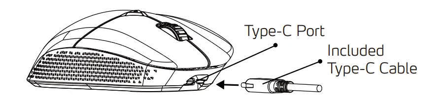 XPG ADATA Alpha Wireless Gaming Mouse - CHARGING 2