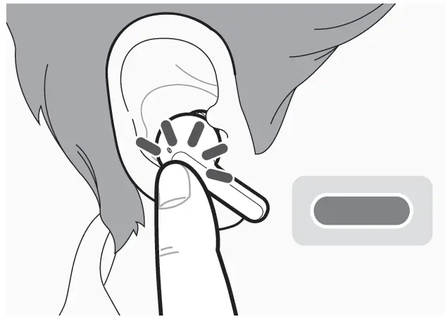 LG TONE Free FN7 Wireless Earbuds with ANC and Meridian Audio Playing Music 1